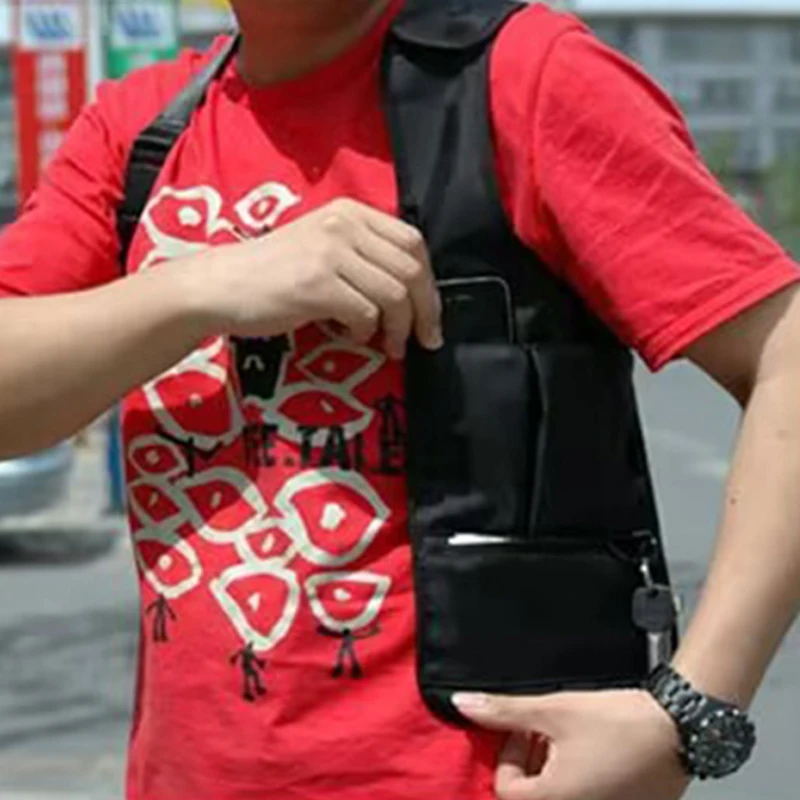

Men's waist bags are suitable for travel and tactical waist bags in solid colors are quite unique.