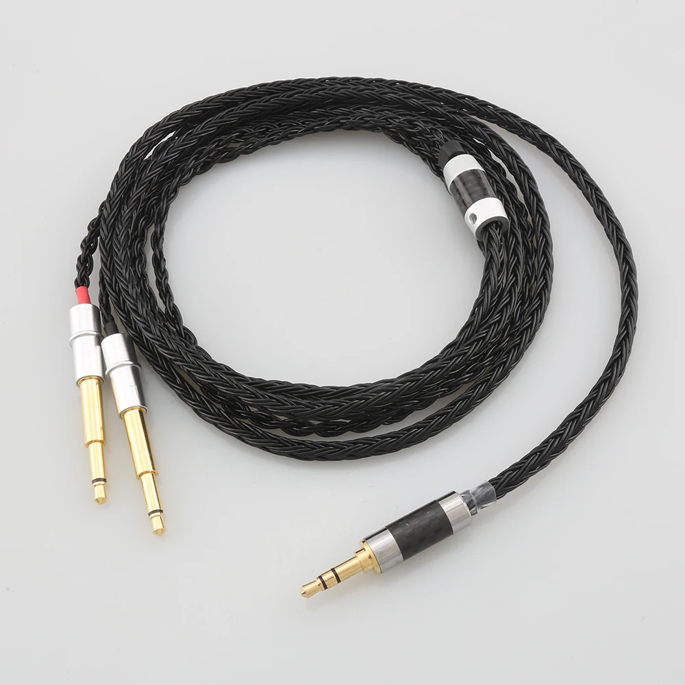 16 Core 7N OCC Mã Não Đen Tai Nghe Cáp Cho Meze 99 Kinh Điển NEO NOIR Tai Nghe Tai Nghe