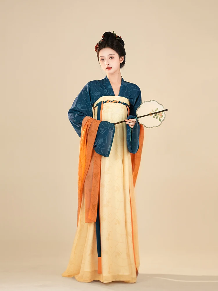 【JIGeng】 Original Hanfu Spring Summer Tang-style Chinese Traditional Hanfu Tube Top With Shoulder Strap