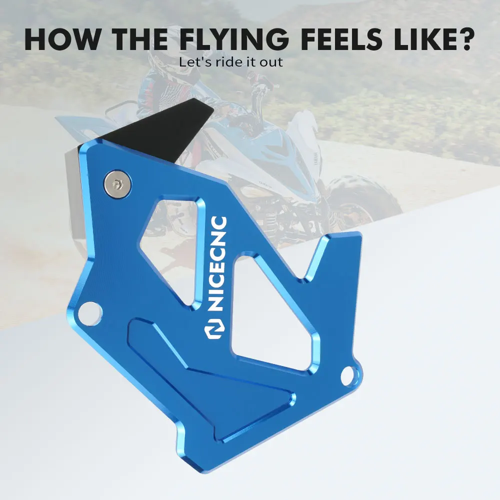 Pelindung Rantai Sprocket Case Saver Untuk ATV Yamaha Raptor 700 2006-2011 2013-2024 700R 2016-2024 Aluminium