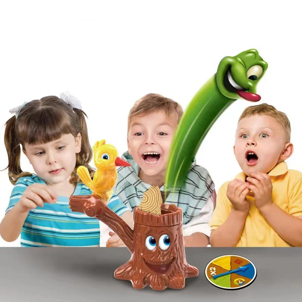 Children's tabletop games, woodpecker puzzles, insect catching games, parent-child interactive multiplayer toys, Christmas gifts