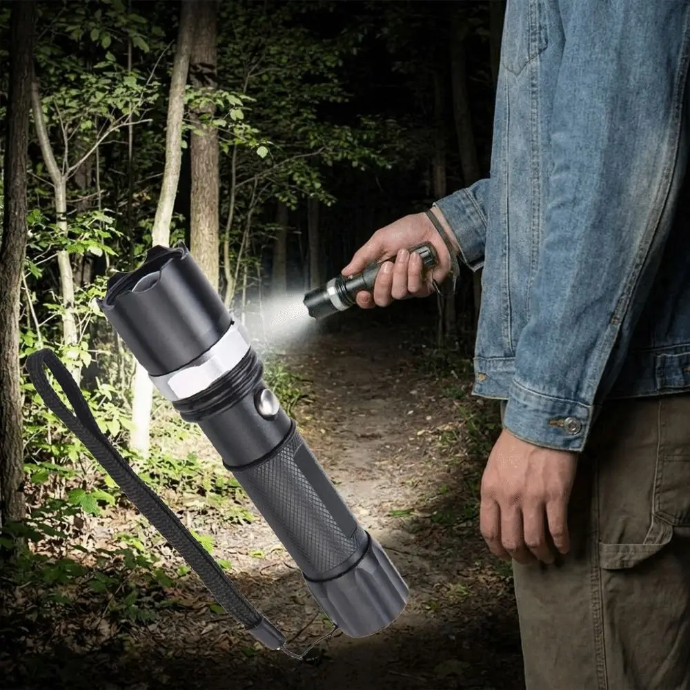 Portable Aluminum Alloy Ultra Bright LED Flashlight Long Range 3 Modes Mini Flashlight Mini Waterproof Hiking Light for Outdoor