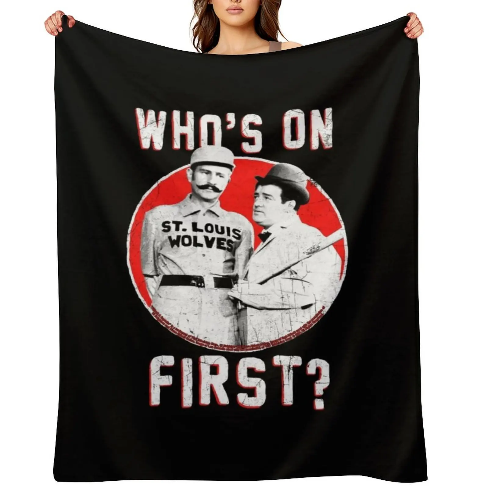 

ABBOTT AND COSTELLO FIRST Throw Blanket Shaggy Luxury St Softest Nap Blankets