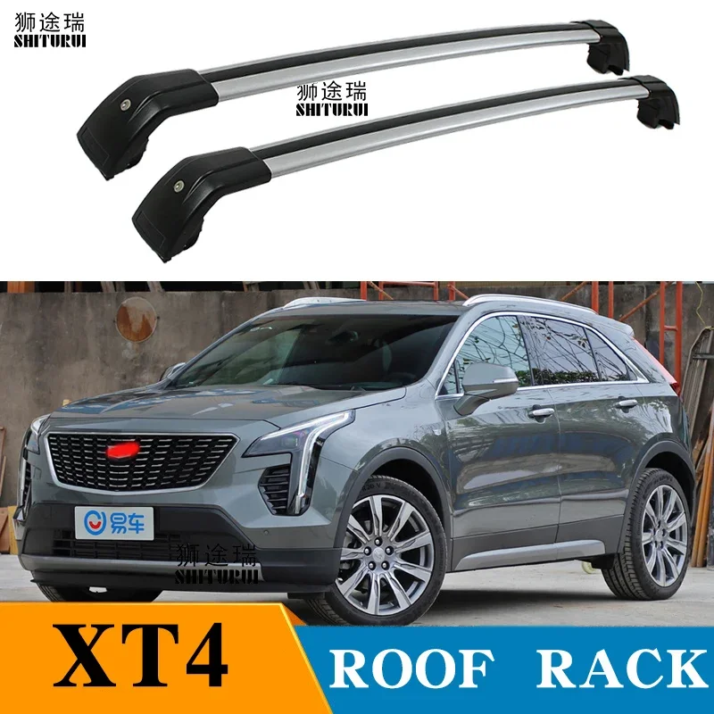 

2 шт. багажники на крышу для внедорожника Cadillac XT4 5-dr, 2010-2018, боковые поручни из алюминиевого сплава, поперечные рейки, багажник на крышу, внедорожник CUV