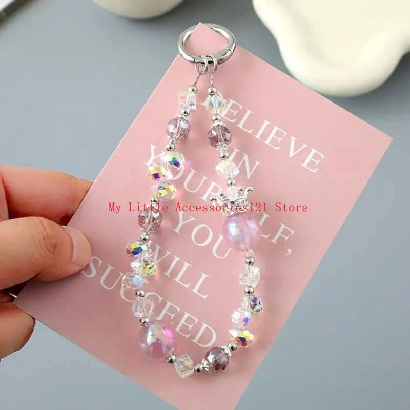 Beaded Phone Strap, Multipurpose Mobile Decoration Trendsetting Beaded Phone Cord for Smartphones Daily Travel Use