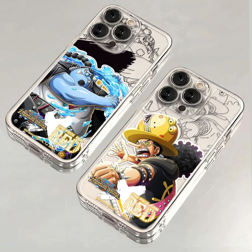 Ones Pieces Luffys Zoros Cool Phone Case for Samsung A57 A07 A36 A26 A56 A16 A06 A55 A35 A25 A15 A05 A54 A34 Clear Back Cover
