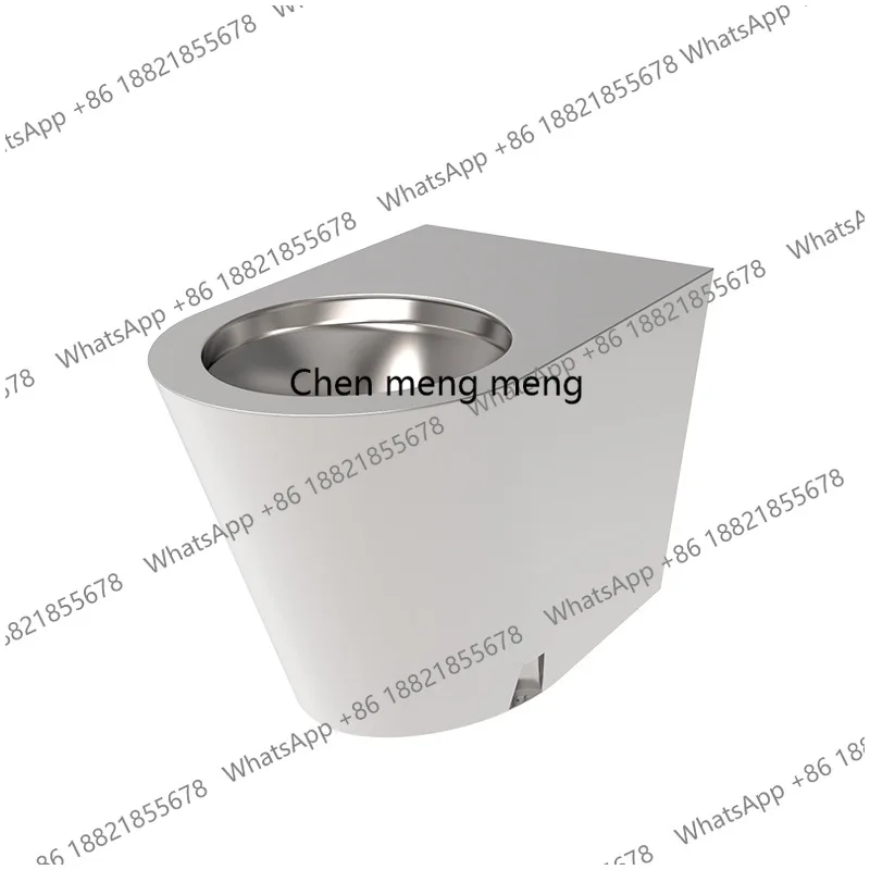

Stainless steel wall row toilet, smooth and easy to clean prison dormitory bathroom 304 stainless steel toilet