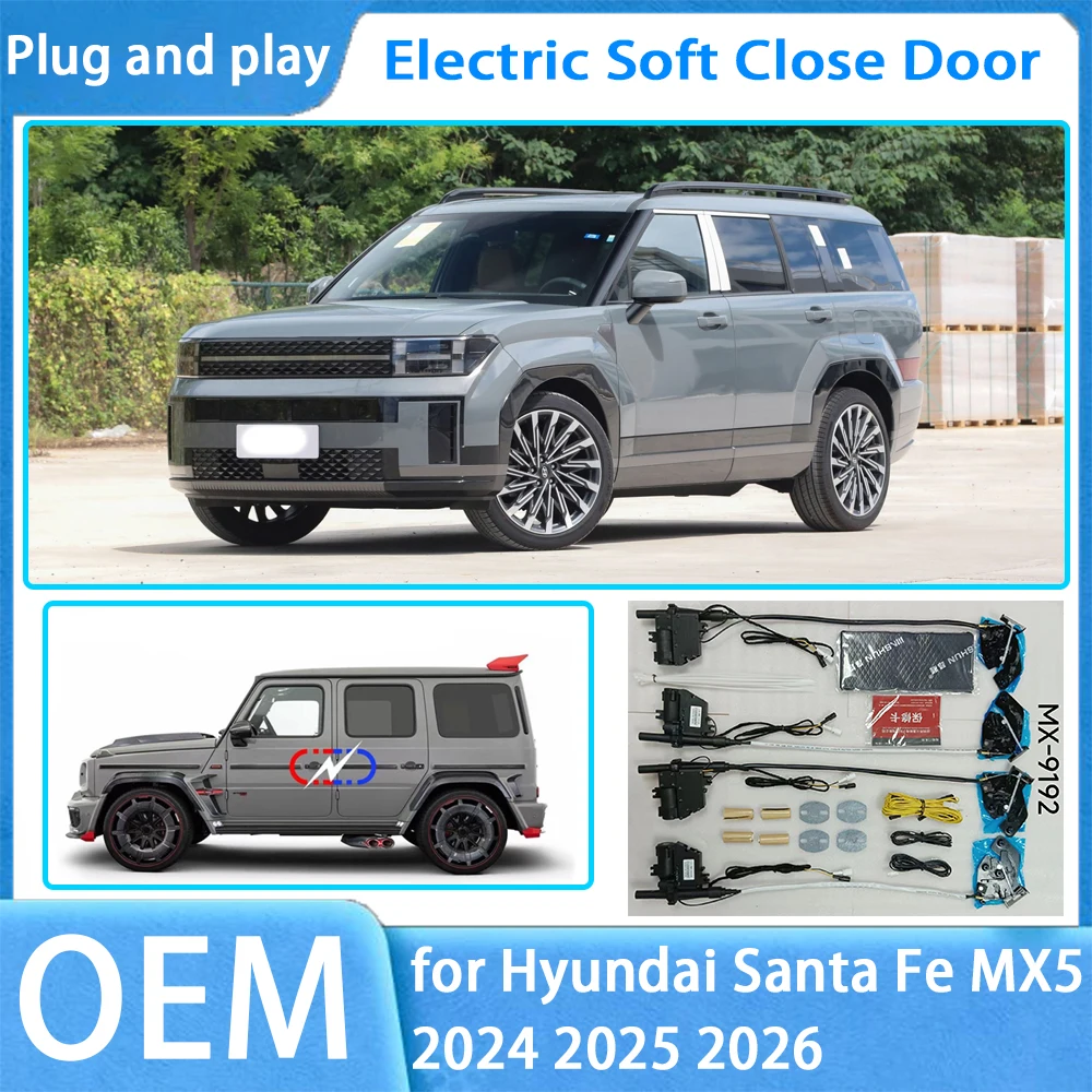 

for Hyundai Santa Fe MX5 2024 2025 2026 OEM Car Soft Close Door System Automatic Electric Auto Pull Power Latch Power Closing