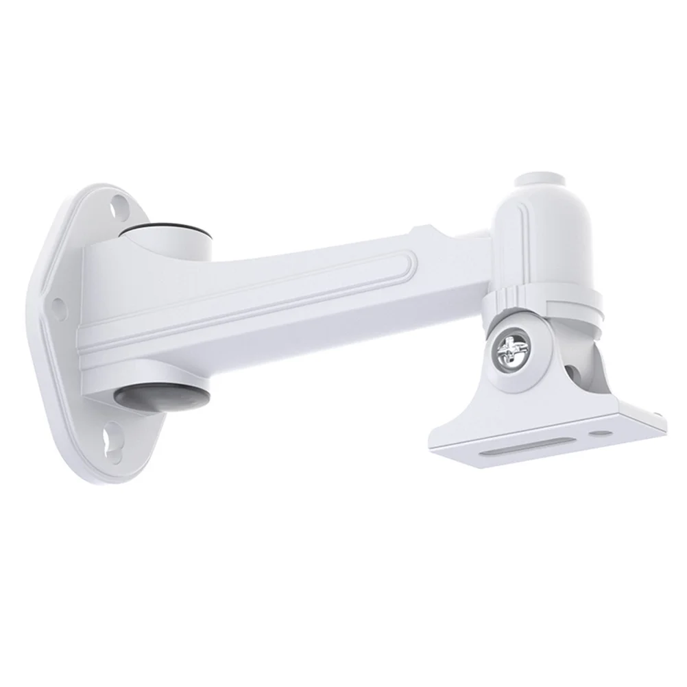 Soporte para cámara de seguridad de montaje en pared, soporte ajustable para cámara CCTV para interiores y exteriores (blanco), soporte de pared para cámara de seguridad