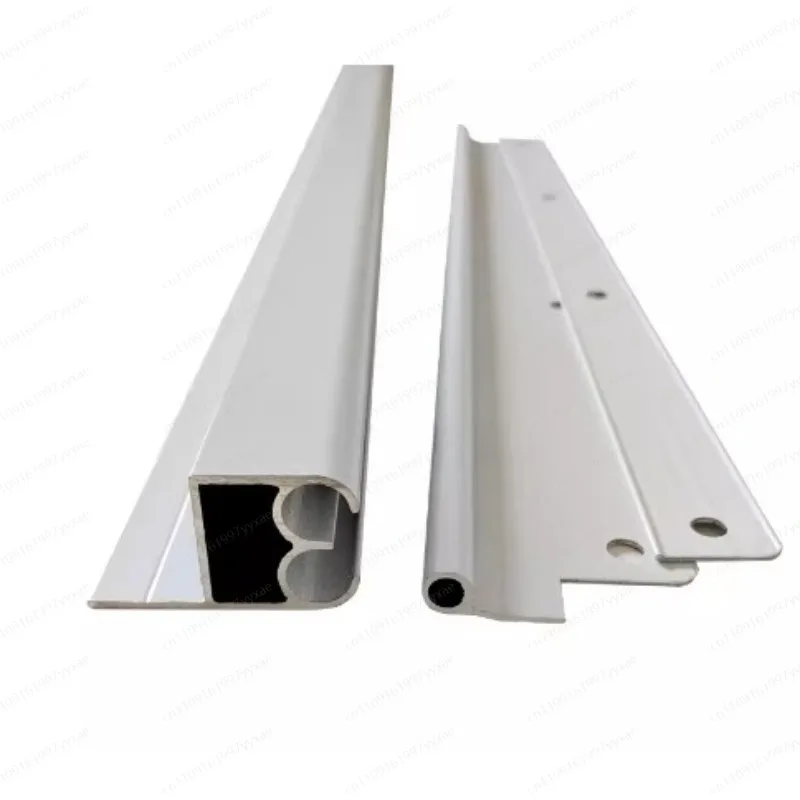 Door curtain translation folding sliding double track slide accessories magnetic air conditioner door curtain push-pull