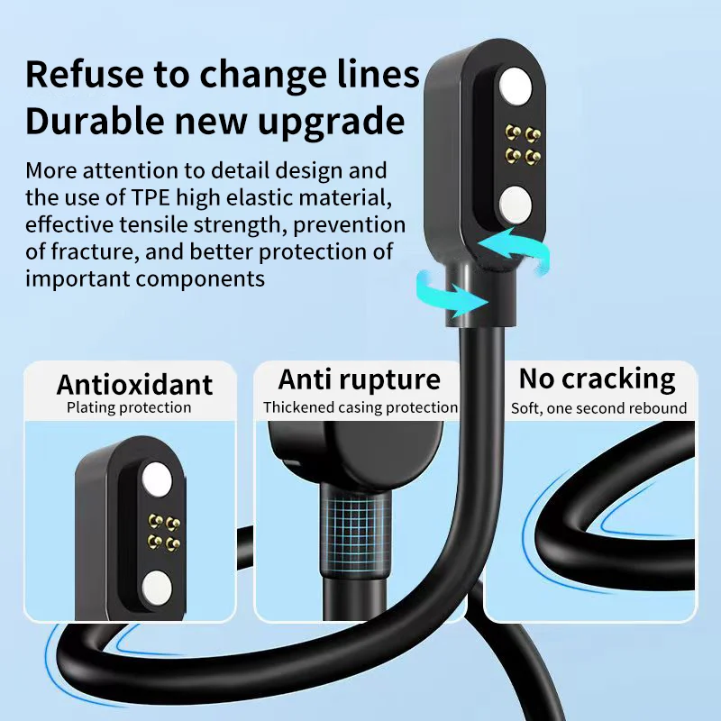 POLVCDG X7,X10 charger line bone conduction headphones special charging transmission connected to the computer parallel charging