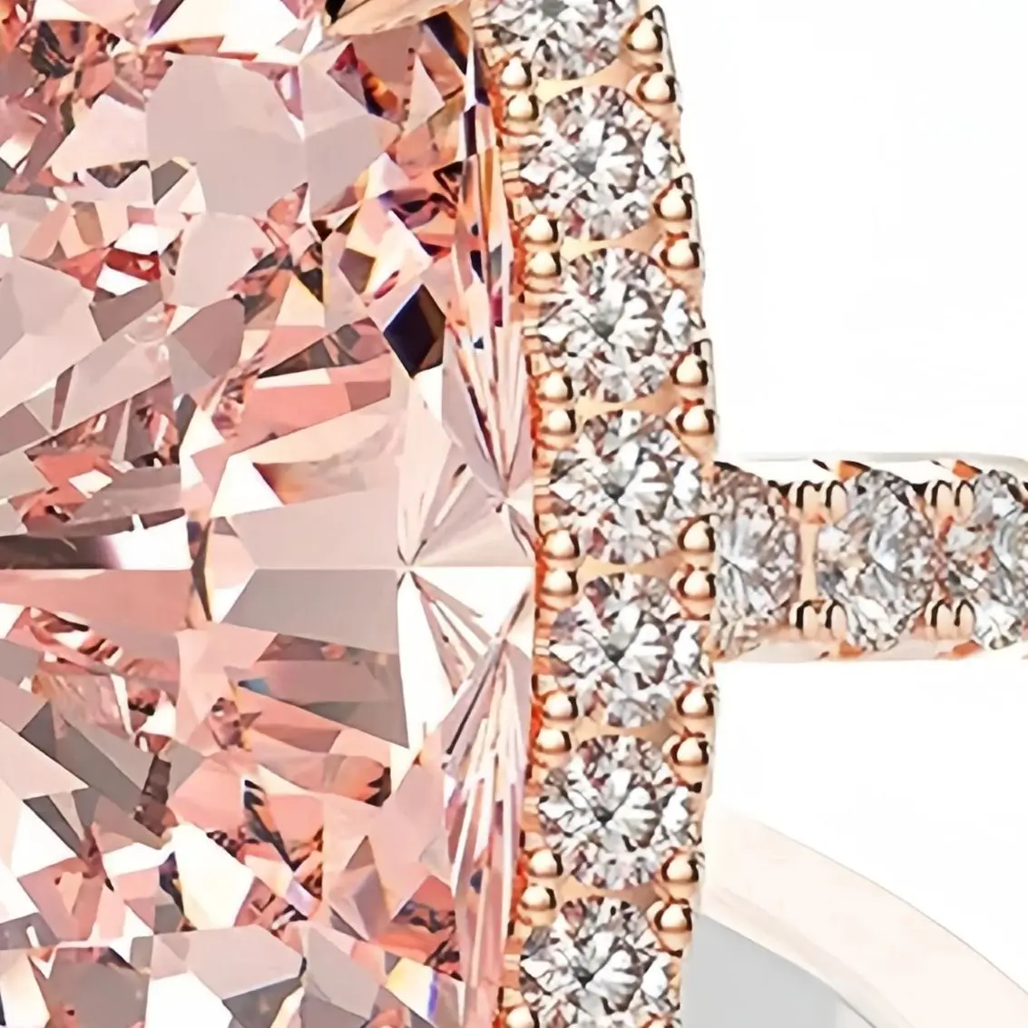 Winkin Winsin 5ct Big Pink Carbon Diamond Ring 10*10 Square Cut Design Gemstones 925 Sterling Silver Rings For Women Jewelry