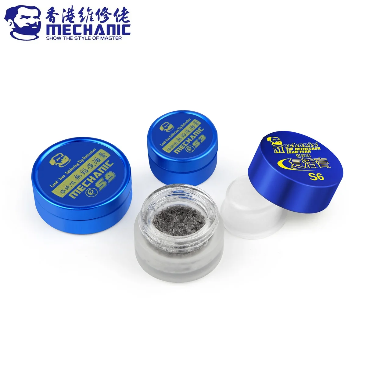 MECHANIC S Series Lead-Free Solder Iron Tip Refresher Environmental Clean Soldering Paste Welding Iron Head Resurrection Cream