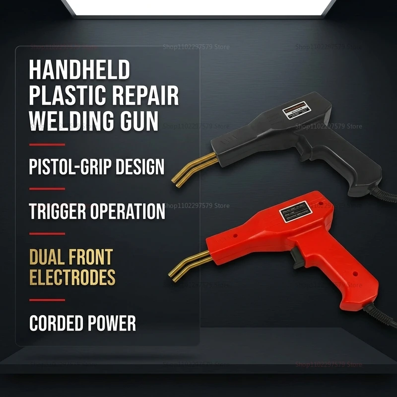 Automotive Bumper Repair Welding Gun Tool with Welding Nail Front Bumper Repair Plastic Welding Gun for Car Body Worktools