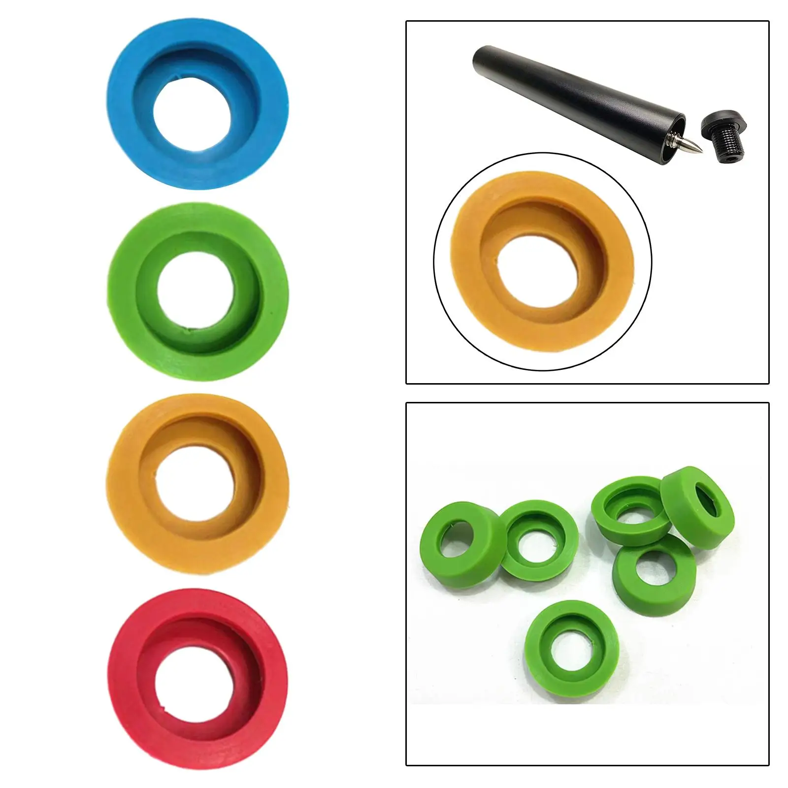 Billiard Cue Bottom Rubber Plug Billiards Accessories Billiard End Connected