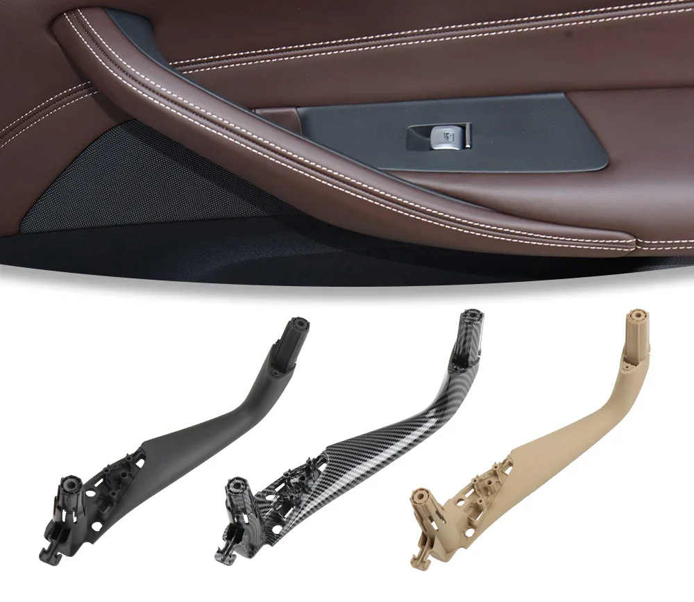 Front Rear Door Handle Car Interior Door Handle Cover Suitable For BMW 5 Series G38 G30 2018 -2023 OE NO.51417438523 514174385