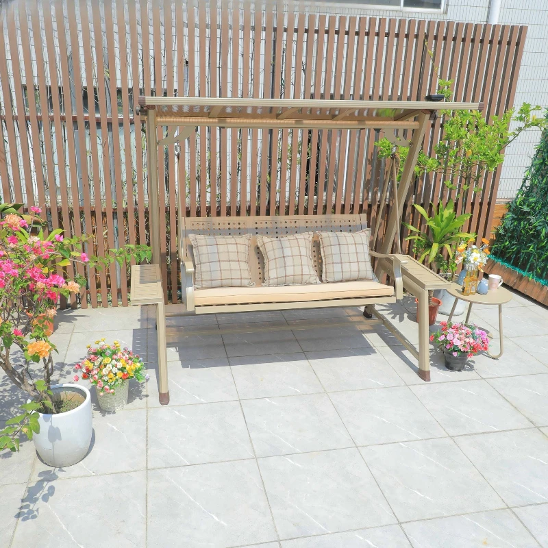 

Courtyard Double Rocking Chair Outdoor Terrace Hanging Chair Garden Villa Balcony Rocking