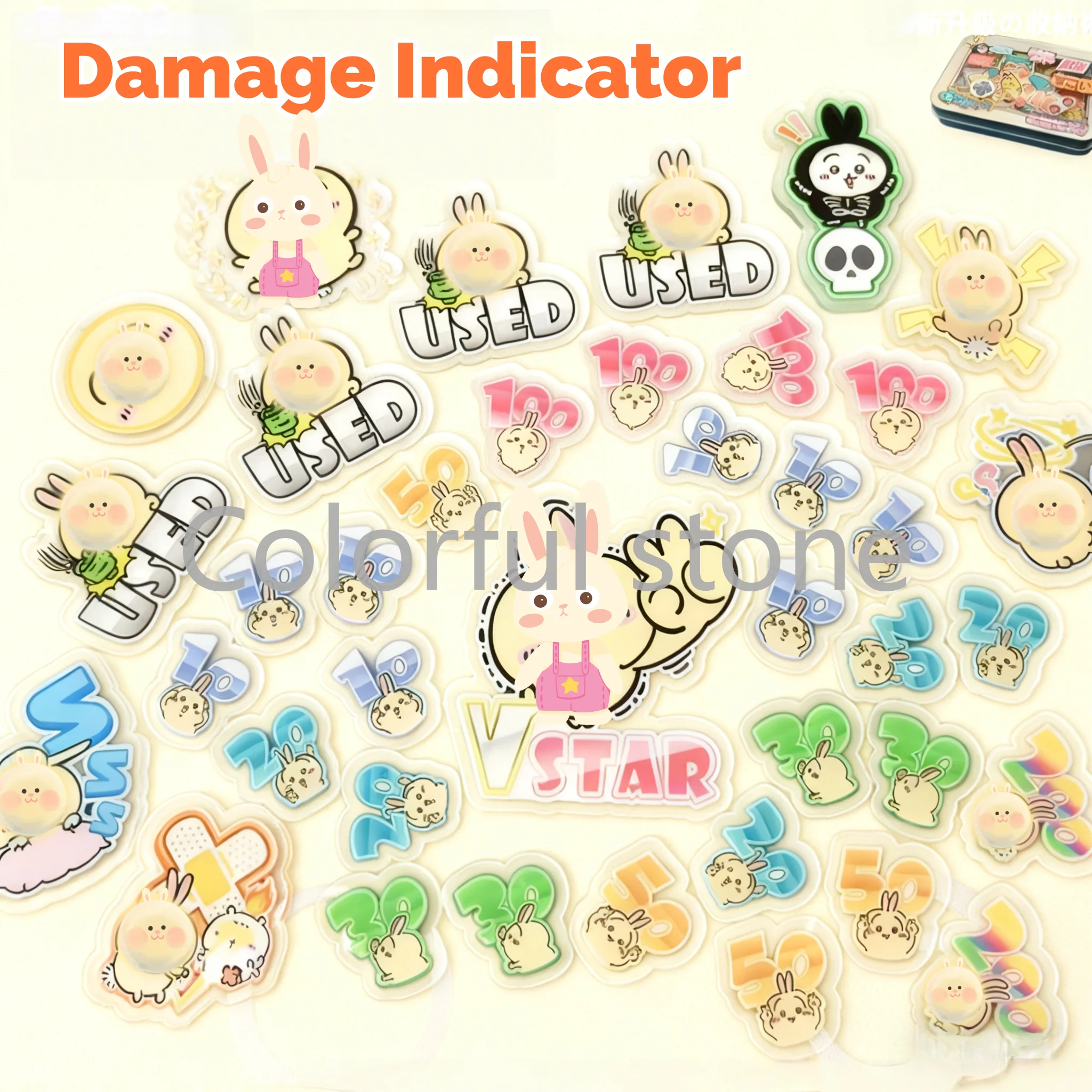 

Счетчик повреждений для подсчета очков, индикатор повреждений Wusaqi, используемая доска Vstar Borad, ролевая игра, акриловая подарочная игрушка