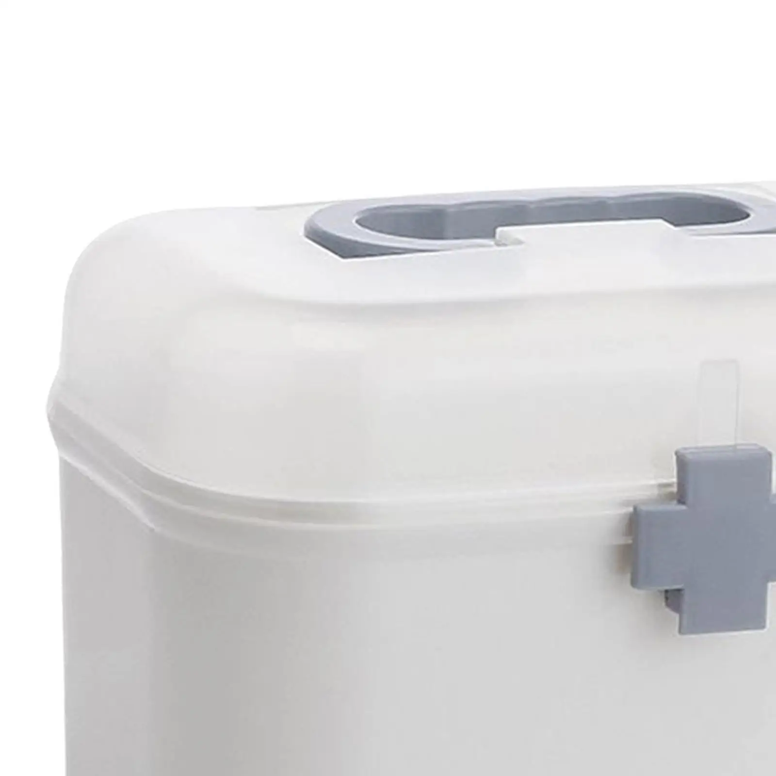 Medicine Storage Box Bin Organizer First Aid Carrying Case 26.5x15.5x18cm