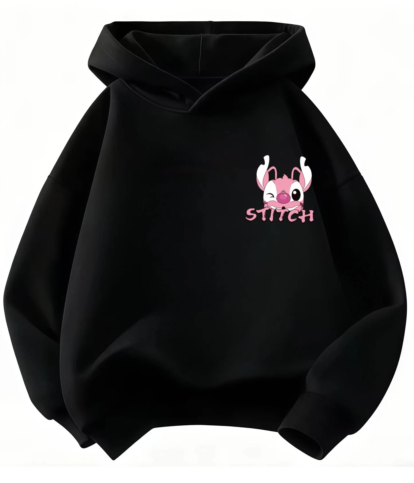 

Disney Lilo & Stitch Kids Hoodie Anti-Shrink Hooded Sweatshirt with Thumb Hole for Toddler Boys Girls 3-12Y Warm Outfit