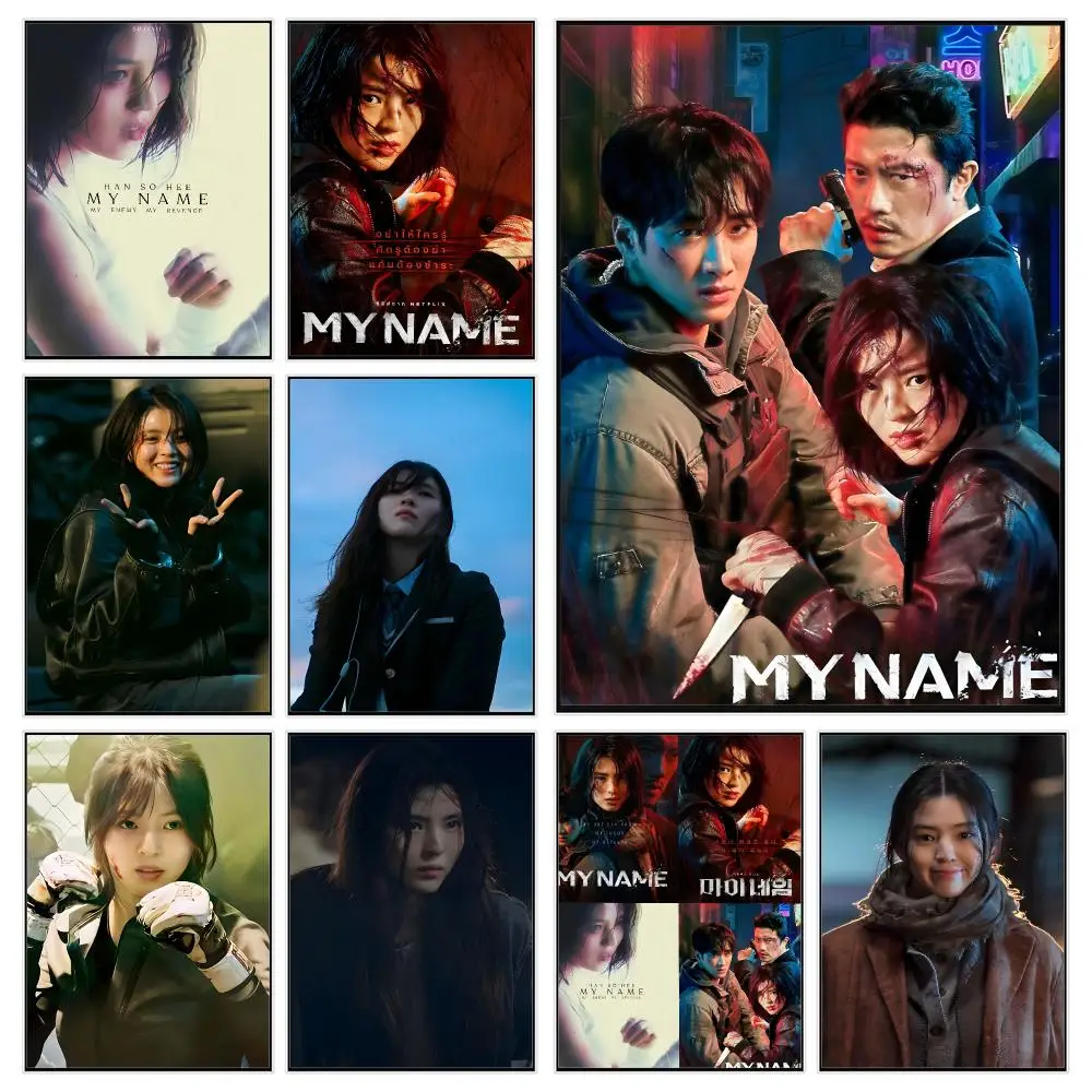 Crime Series M-my Name Poster Modern Luxury Wall Poster Home Decor Space Enhancer