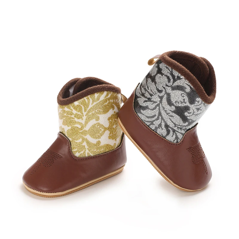 

Подходит для всех сезонов, ботильоны унисекс для малышей на нескользящей резиновой подошве, удобная шерсть, как теплая стильная средняя подошва - круглые.