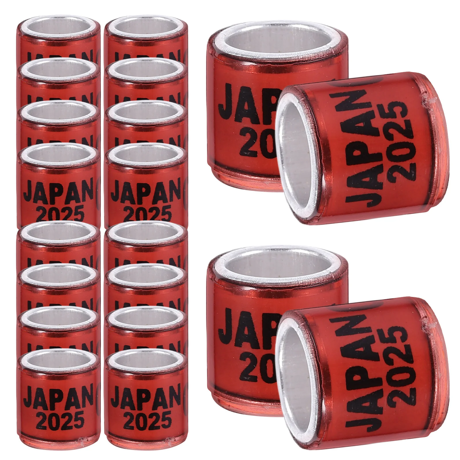 

50Pcs Pigeon Identification Rings Secure Fit Leg Bands for Racing Breeding Poultry Numbered Foot Rings Tracking System