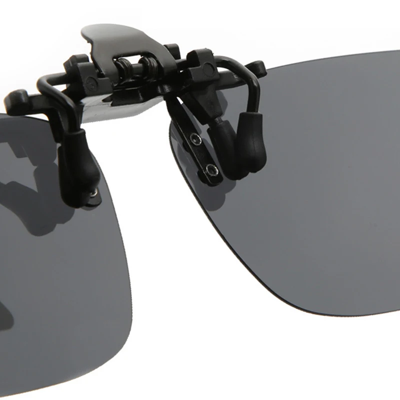 Car Polarized Sunglasses Night Safety Driving Glasses Clip On Flip Up Night Vision Glasses Anti-glare Driver Goggles Sunglasses