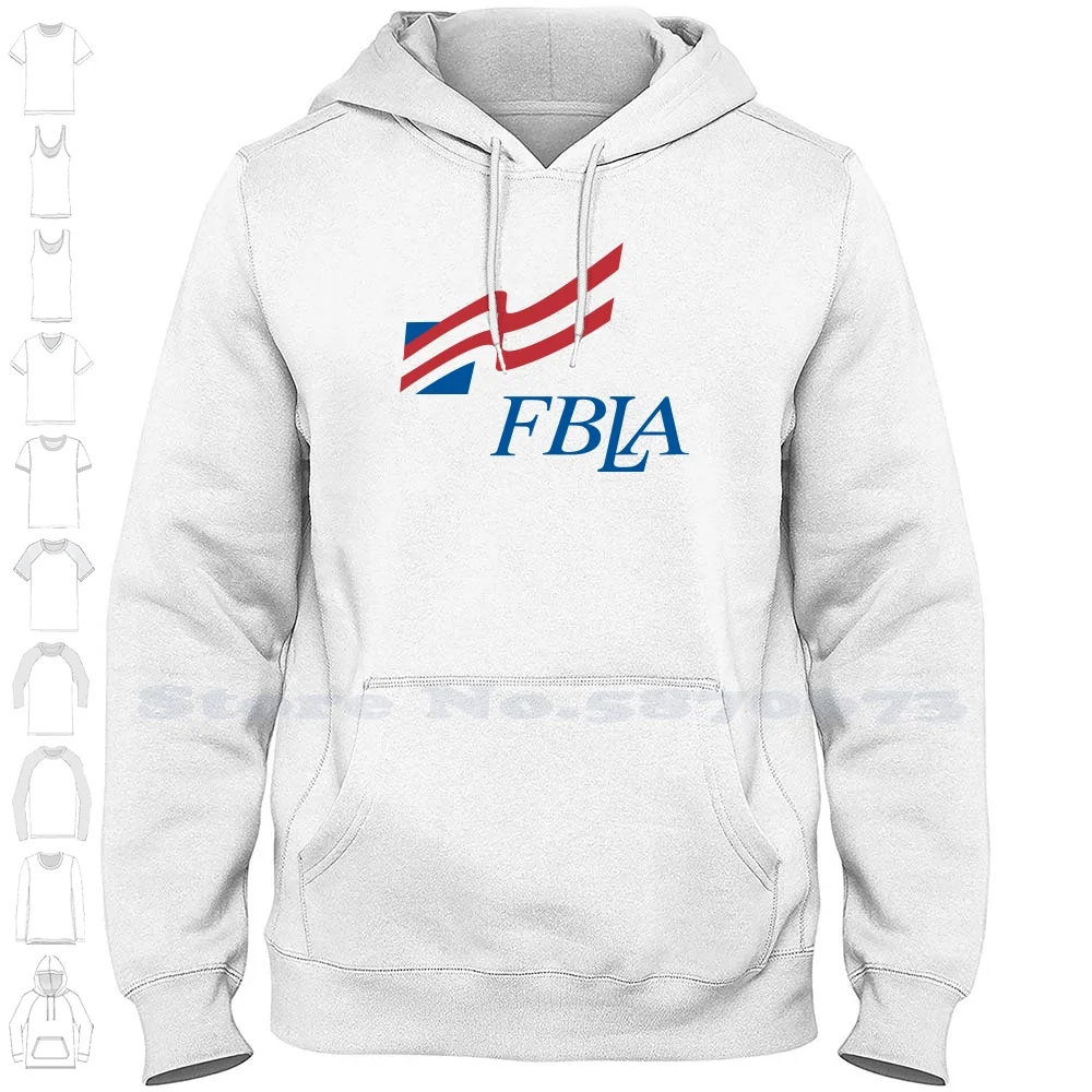 

FBLA Logo Unisex Clothing 100% Cotton Sweatshirt Printed Brand Logo Graphic Hoodie