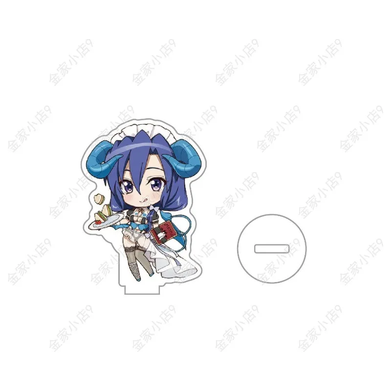 Senki Zessho Symphogear Plate Desk Decor Dessert Shop Stand Kazanari Tsubasa Collection Ornament Tachibana Hibiki Acrylic Doll