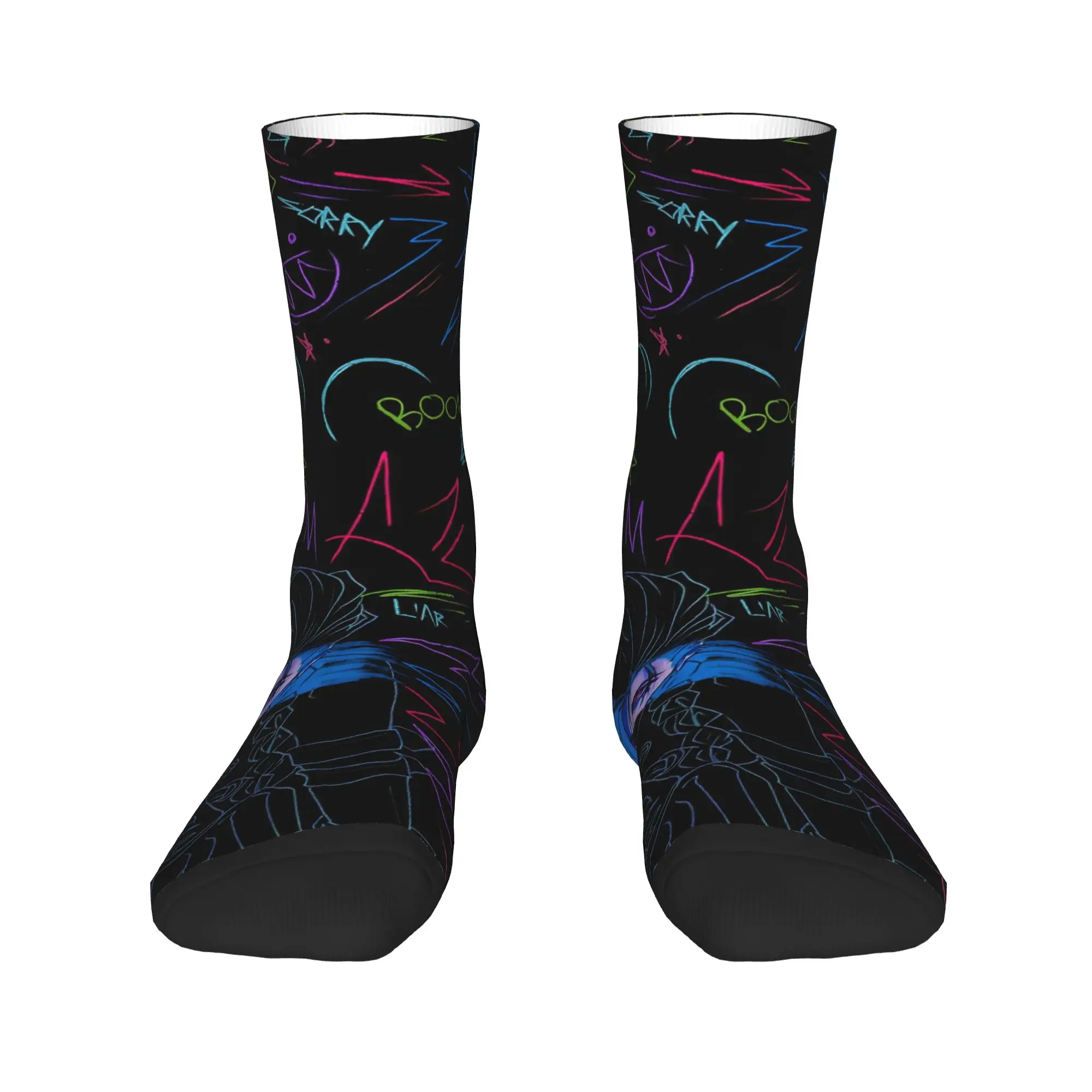 Jinx Monkey  Arcane (2) Stockings  Graphic Trendy Socks Winter Anti Bacterial Socks Unisex Men Outdoor Warm Soft Socks
