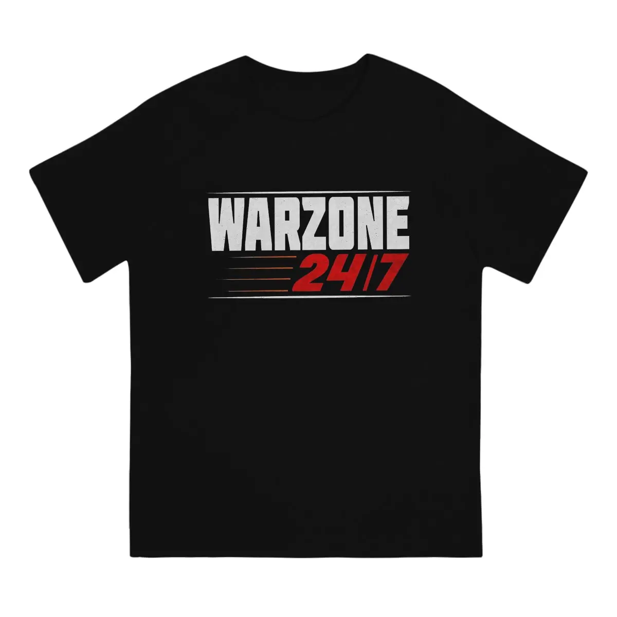 Warzone 24 7 Game COD Men T Shirt Fibre Fashion Crewneck TShirt Harajuku