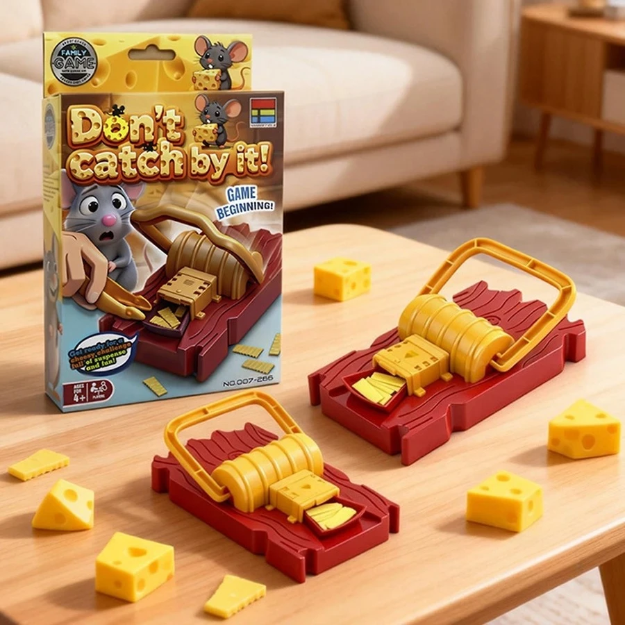 Mouse Trap Prank Board Game Kids Reaction Challenge Toy Interactive Parent‑Child Desktop Game for Family Party Entertainment view 5