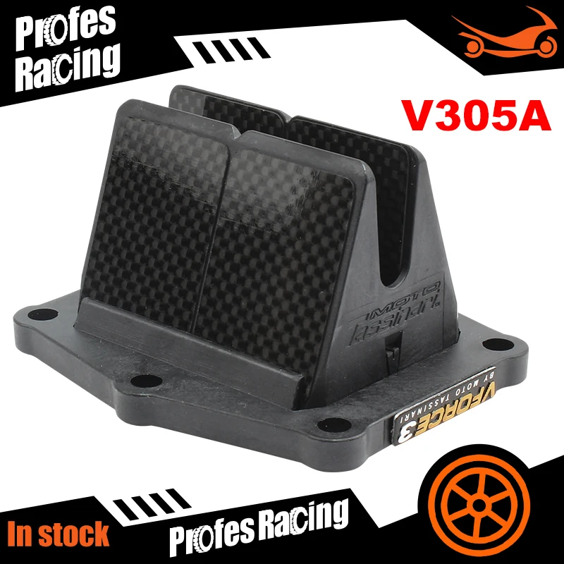 Motocyklowy zestaw zaworu dolotowego z włókna węglowego Vforce 3 V305A do HONDA CR250R 1986-2001 Block CR 250 MX Racing Reed Valve System