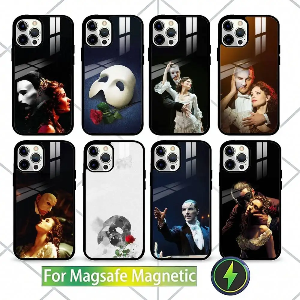 

The P-Phantoms Of the O-Opera Phone Case For iPhone17,16,15,14,13 Plus,Pro Max Magnetic For Magsafe Wireless Charging
