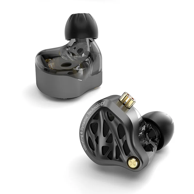 Original KZ Vibe X Niederfrequenz-Vibrations-Ohrhörer HiFi IEM Tiefbass-Kopfhörer Stereo-Sound In-Ear-Ohrhörer für Musik und Gaming