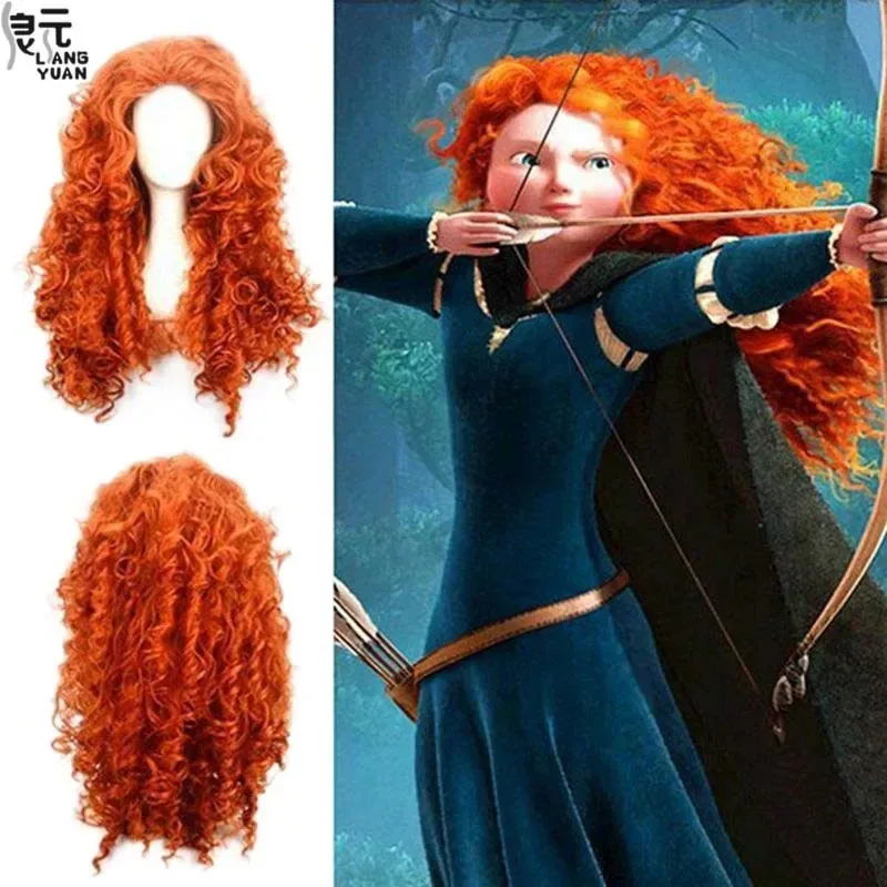 A Litter Of Bears Hot Movie Brave Merida Costume for Girls Halloween Princess Dress Wig Kids Carnival Fantasia Childre 2025 New