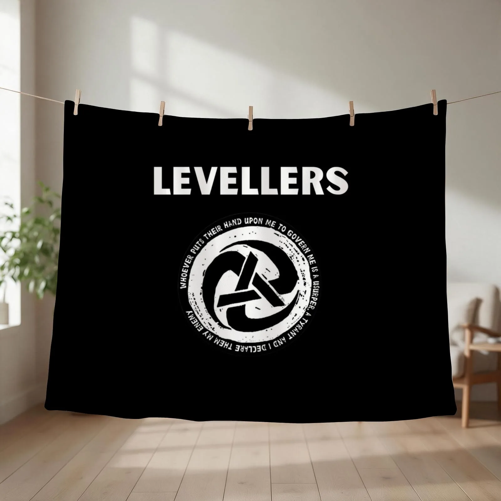 LEVELLERS BAND Throw Blanket Decorative Throw Fashion Sofas for winter Thermals For Travel Blankets