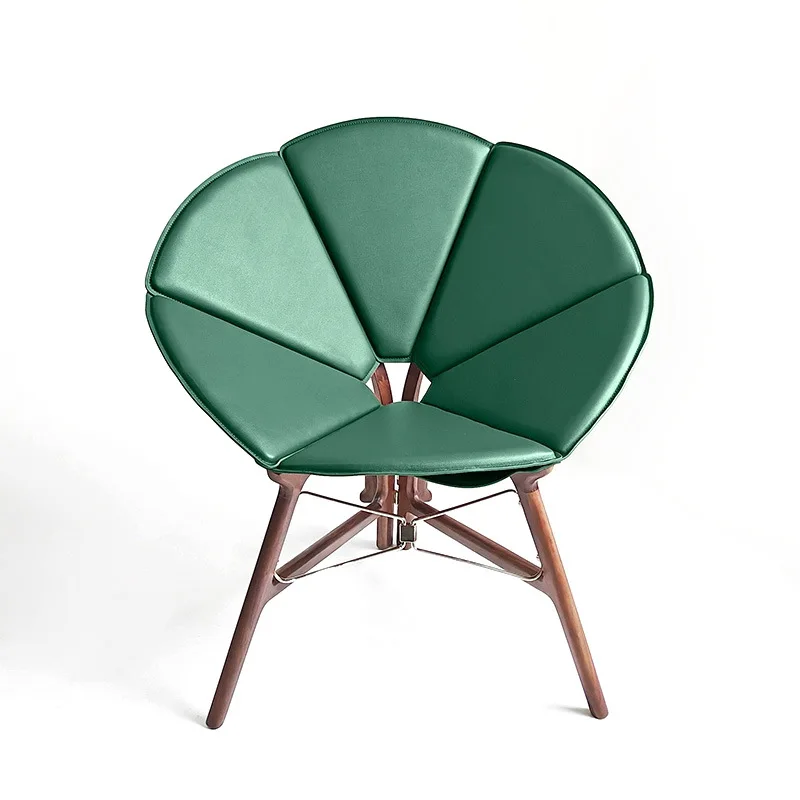 Café, saddle leather petal chairs, luxury hotel reception lounge area, single leisure chairs