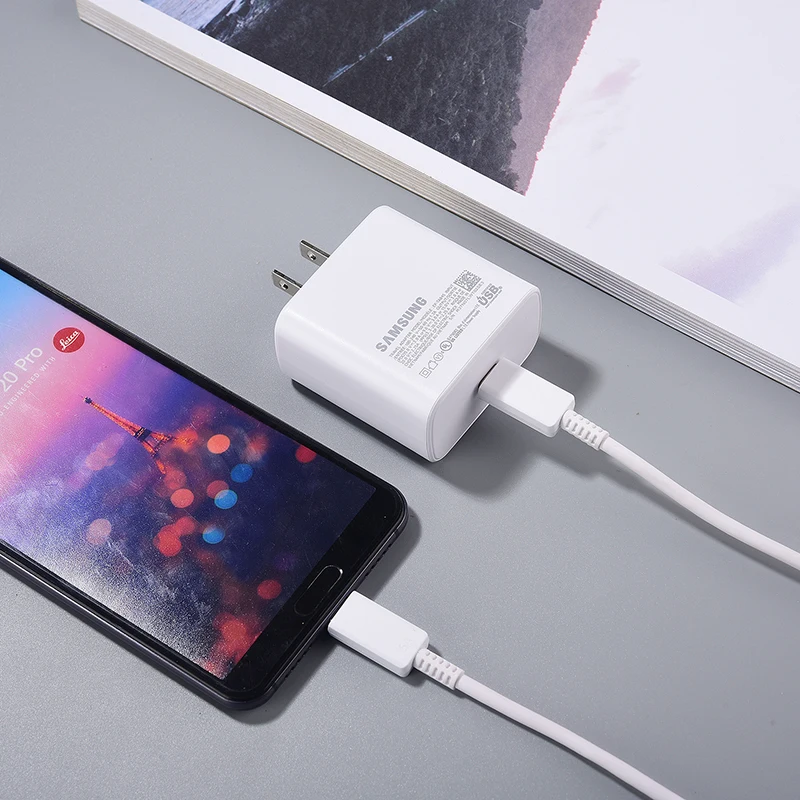 45W Original Samsung EU US UK Super Fast Charger 5A Usb C To Type C Cable For Galaxy Z Fold Flip 4 5 6 S25 S24 S23 Ultra S22 S21 - náhled 6