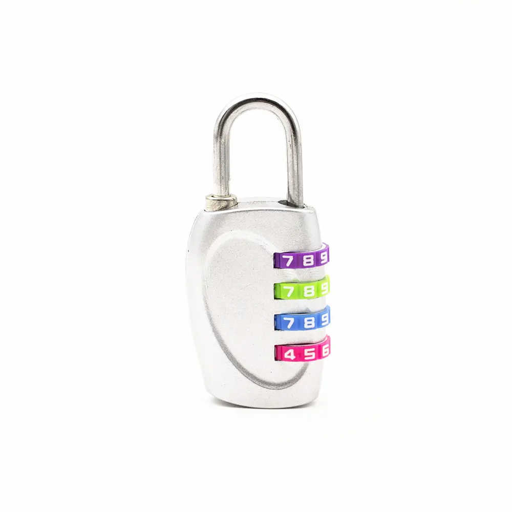 69*30mm Heavy Duty 4 Dial Digit Combination Lock Weatherproof Protection Security Padlock Outdoor Gym Safely Code Lock 3 Colors