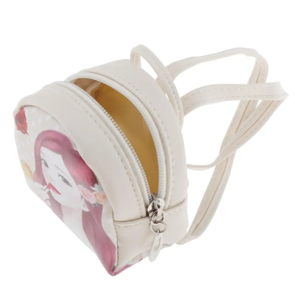 1/ Dolls PU Leather Shoulder Bag Backpack, Kids Birthday Gifts