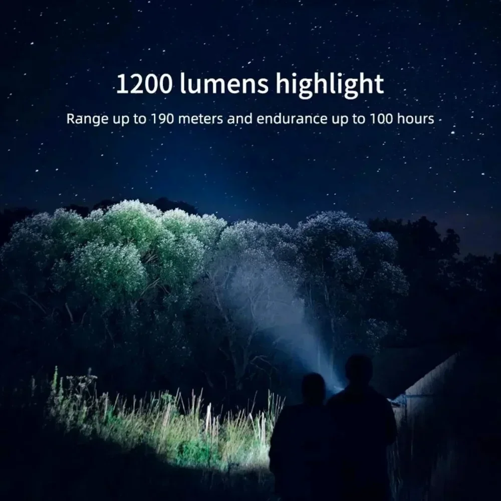 Nextool Powerful Tactical LED Flashlight Portable Emergency Mobile Power Outdoor Flashlight for Adventure Camping Etc