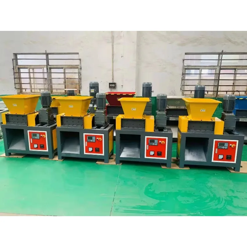 Factory Direct Plastic Crusher Automobile Wheel Hub Scrap Steel Plate Shredder Waste Clothes Latex Cotton Foam Construction