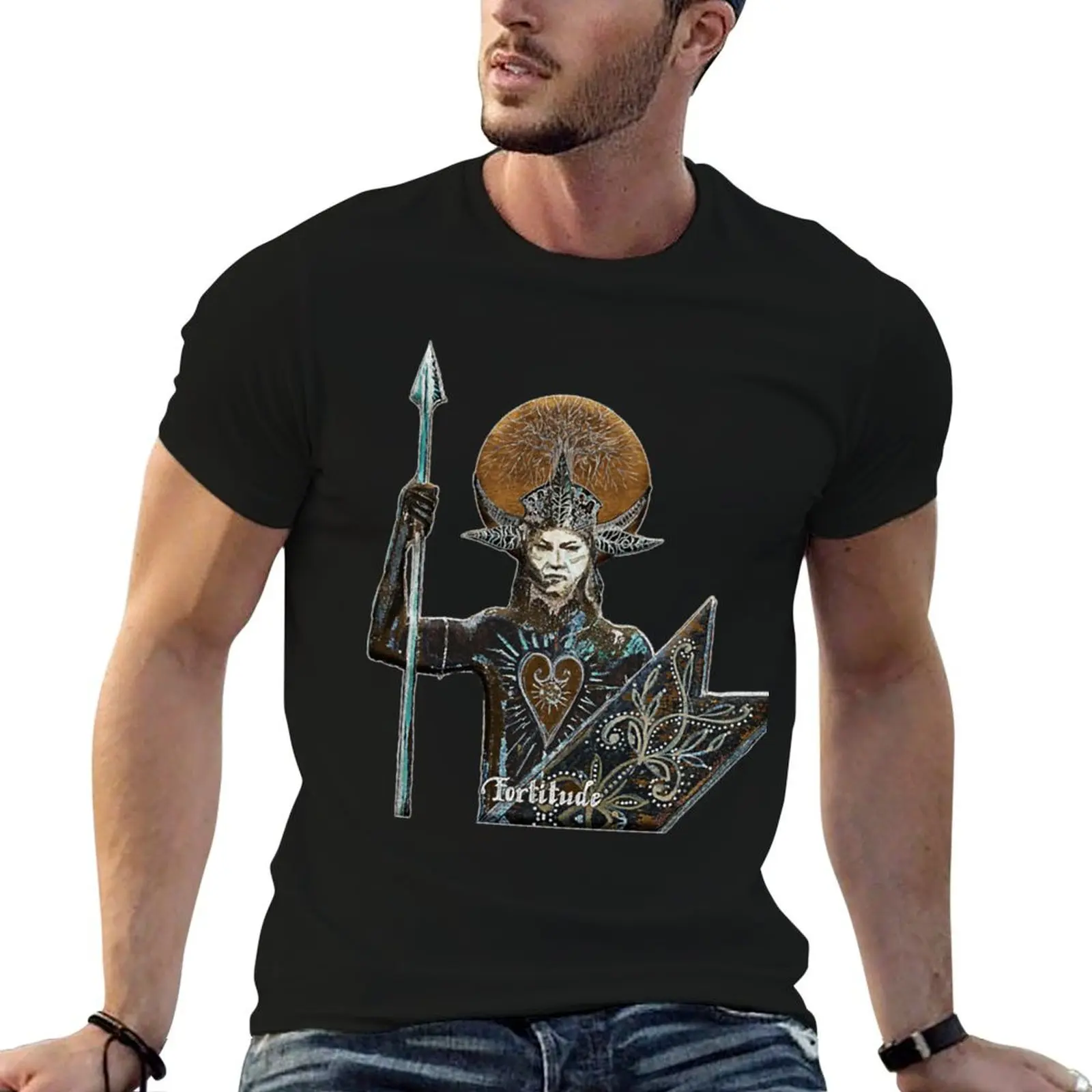 Camiseta Gojira Fortitude Warrior, camiseta de algodón para hombre, camisetas de algodón de alta calidad para hombre, paquete de camisetas de algodón