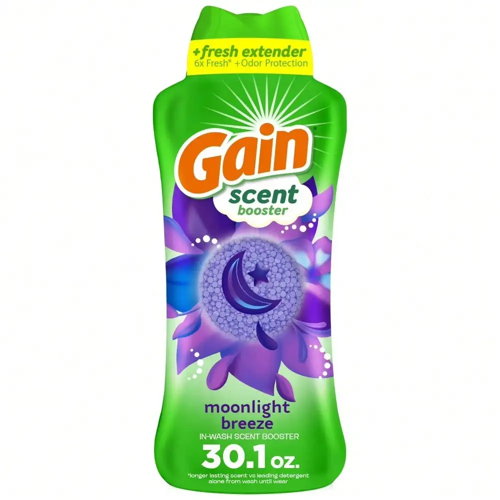 

Gain Fireworks Moonlight Breeze Scent Booster Beads, HE Compatible Odor-Neutralizing Laundry Fragrance