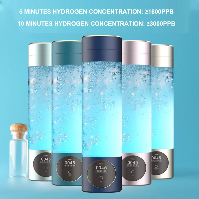 260ML Rechargeable Rich Hydrogen Water Generator Bottle High Concentration Electrolysis Hydrogen Water Bottle