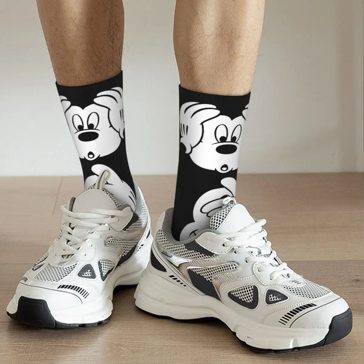 Mickey Mouses Three Faces Socks Men's Women's Fashion Socks Harajuku Spring Summer Autumn Winter Socks Gift