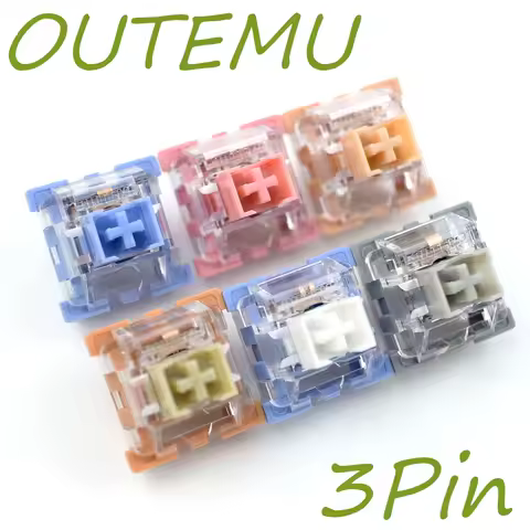 Outemu Switches Lubed Mechanical Keyboard Switch 3Pin Silent Tom Clicky Linear Tactile Milk Jerry Custom Gaming RGB MX Switches