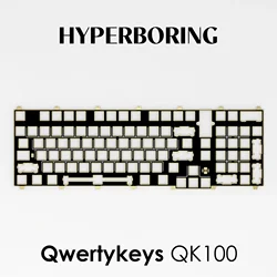 Qwertykeys QK100 Keyboard Plate PC POM FR4 for Plate Mount Stabilizer